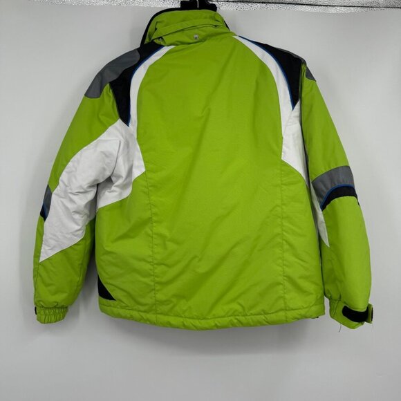 Brugi junior boys winter jacket coat green boys size large Extra Large age 11/1 - Picture 12 of 13